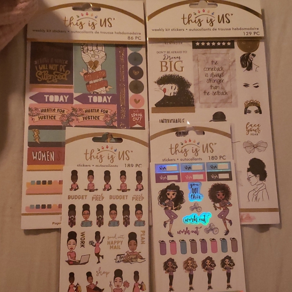 This is us set of planner stickers